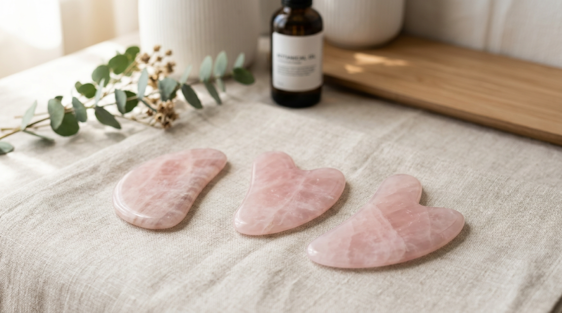 Gua sha quartz rose : Pourquoi cette pierre est l'alliée ultime de votre éclat cutané ?